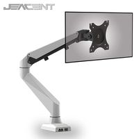 Jeacent Aluminum Monitor Mount Gas Spring Swivel Desk Mount Stand, Computer Arm for 17" to 27", 4-12 lbs