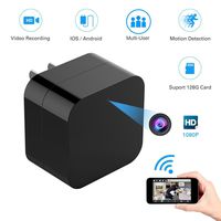 New Hidden Spy WiFi Wireless Camera, USB Wall Charger Camera Mini Cam HD 1080P Home Security Nanny/Baby Monitor Camera with WiFi Remote View, Motion Detection
