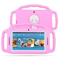 M7133 Kids Tablets 7" Display, Android 7.1 Edition Tablet for Kids, 1GB +8GB Storage, iWawa Pre-Installed, Pink Kid-Proof Case (Pink)