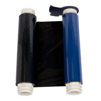 Brady 13524 PowerMark 200' Length x 8.8" Width, Black and Blue Two Panel Color Ribbon