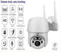 1080P PTZ Outdoor IP Camera Topmall1 Speed Wireless WiFi Security Camera Dome Auto-Tracking Pan Tilt Zoom 2MP Net Work Loop Recording CCTV Surveillance
