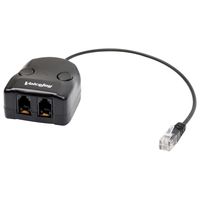 Telephone Training Adapter Y Splitter+ 2 Mute Buttons+2 Volume Adjusters for Headset for Nortel Meridican, Norstar, Avaya, Ashtra, Mitel, Polycom, Ge and Other Ip Phones