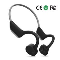 WGP Open Ear Wireless Bone Conduction Headphones, Bluetooth 5.0 Free Ears Lightweight Sports Headsets for Jogging Running Driving Cycling Sweatproof Earsets (Grey)