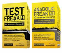 (1) PharmaFreak Test Freak - Testosterone Booster and (1) PharmaFreak Anabolic Freak - Testosterone Stimulator