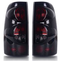 Taillights Tail Lamps For Chevy Chevrolet Silverado 1500 2500 3500 1999-2006 & 2007 with Classic Body Style GMC Sierra 1500 2500 3500 1999-2002 (Do Not Fit Barn Door/Stepside Models) ATTL0203
