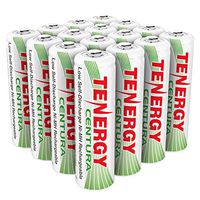 Tenergy AA Rechargeable NIMH Battery 2000mAh Pre-charged Household Battery Low Self Discharge High Performance AA Battery Pack for Remote Controller/Toys/Flashlight/Mice (16 PCS)