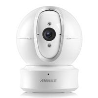 ANNKE Home Camera, 1080P HD Pan/Tilt Wi-Fi Wireless Security IP Camera, Work with Alexa (Echo Show/Fire TV), Google Assistant and IFTTT, Cloud Service Available