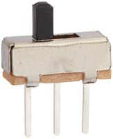 Uxcell a12013100ux0116 High Knob 3P 2 Position 1P2T SPDT Vertical Slide Switch, 0.5 Amp, 50V DC, 50 Piece, 3 mm