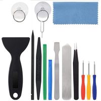 CCRALX 15 PCS Cell Phone Repair Tool Kit Phone/IPAD Opening Repair Tools Kit Pry Screwdriver