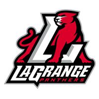 Lagrange College Panthers OriginalStickers0441 Set Of Two (2x) Stickers , Laptop , Ipad , Car , Truck , Size 4 inches on Longer Side