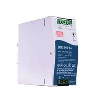MEAN WELL SDR-240-24 SDR-240 Series 240 W Single Output 24 V AC/DC Industrial DIN Rail w/PFC Function - 1 item(s)
