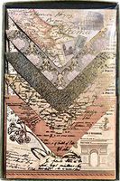 Punch Studio Boxed Set of 10 Gold Foil Note Card with Assorted Envelopes(2 ea of 5), Explorer 63783