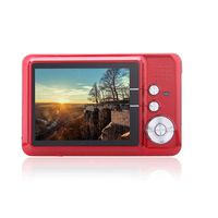 GordVE GVE001 CDFE 2.7" LCD HD Digital Camera Mini Camcorder Video Camera- Red