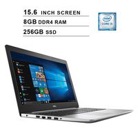 Dell 2019 Newest Inspiron 15 5000 15.6 Inch FHD 1080P Laptop, Intel 4-Core i5-8250U up to 3.40 GHz, Intel HD 620, 8GB DDR4 RAM, 256GB SSD, DVD, Webcam, HDMI, Bluetooth, WiFi, Windows 10 (Renewed)