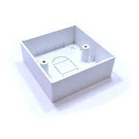 kenable Surface Mount Back Box Pattress Box 1 Gang 32mm