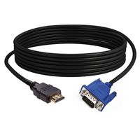 Sayingning HDMI to VGA Cable, 1080P HDMI Male to VGA Male Active Video Adapter Converter Cord, 6 ft /1.8m