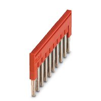 Phoenix Contact, 3030213, FBS 10-5 Red Plug-in Bridge, 10 Position (5 Pack)