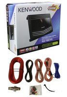 New Kenwood KAC-5001PS 1000W Mono D Car Amplifier Power Amp + 4 Gauge Amp Kit