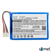 MPF Products 2800mAh CP-HK03 Battery Replacement Compatible with Harman Kardon Esquire 2 Premium Portable Bluetooth Speaker