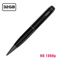 iSmartPen Pro 32GB Black Camera Pen | New & Improved 2020 Design | 1920p x 1080p | Professional Recording Device with Rechargeable Battery | Education, Business, and More