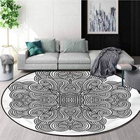 RUGSMAT Celtic Anti-Skid Area Rug,Ancient Celtic Art Floor Mat Home Decor Round-63