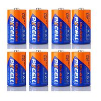 1.5V d Size Batteries Alkaline Primary Battery lr20 Model Count Pcs (8)