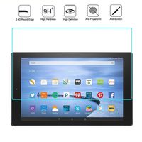 Tiean for 10/10.1Inch Tablet PC, Universal 2.5D 9H Tempered Glass Film Screen Protector (Clear)