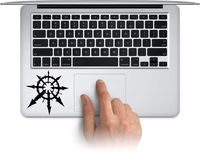 Chaos Star Arrows Vinyl Decals for Laptop MacBook, Water Bottle Cup Decal, Waterproof Car Bumper Stickers Made in US (Message for Color)