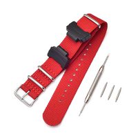 Kudden Watch Band Strap Connector Spring Bar Tool Kit Pin Buckled Nylon Wristwatch Bands Converter for Casio G-Shock