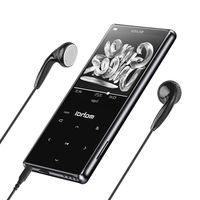 MP3 Player Bluetooth 4.2 16GB 2.4-Inch Screen Portable Lossless Digital Music Player with FM Radio/Recorder/Video Player/Text Reading, Built-in Speaker, Touch Button [Jimwey]