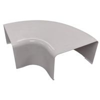 90 Degree Elbow - XX-Large Latching Cable Raceway Accessories - 3" x 2" Channel Size - White - 5 Pack