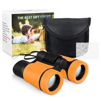 Gifts for 4-5 Year Old Boys, Compact Kids Binoculars for Bird Watching Toys for 3-10 Year Old Boys Girls Birthday Presents Gifts for 3-10 Year Old Boys Toys for Boys Age 3-10 Orange WKUSCB01