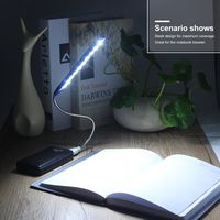 Newest Arrival Fashionable Mini Flexible 10 LED USB Portable Lamp Light for Laptop Notebook Desktop PC Convenient for Reading
