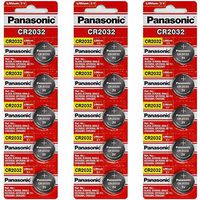 Panasonic CR2032 3 Volt Lithium Coin Battery 15 Cells