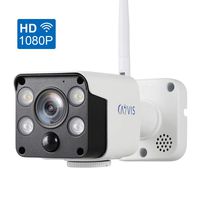 CAYVIS Outdoor Security Camera,1080P Outdoor Surveillance Cameras IR Night Vision Motion Detection PIR Thermal Siren Alarm LED Floodlight Deterrent Alarm WiFi Remote View Waterproof iOS/Android,PC