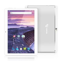YUNTAB 10.1 inch Unlocked 3G Tablet Smartphone, Android OS, Support Dual SIM Cards, Quad Core Processor, 16GB Storage, IPS Touch Screen(Silver)