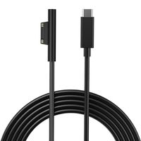 Surface Pro Charging Cable, Droya USB-C to Surface Connect Cable Compatible with Surface Pro 6/ 5th Gen/ 4/3, Surface Laptop 2/2017, Surface Go, Surface Book 2/1