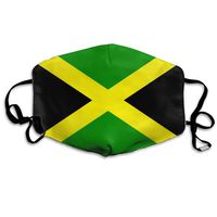 USA Fiag Jamaican Flag Dust Mask,Washable and Reusable Cleaning Gardening Outdoor Activities Warm Windproof Mask