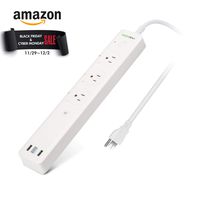 VOCOlinc Smart Wi-Fi Power Strip Multi Outlet, Surge Protector, USB Charging, Timers, Works with HomeKit, Alexa and Google Assistant, No Hub Required, 2.4GHz Wi-Fi, PM2E