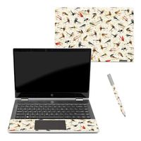 MightySkins Skin Compatible with HP Pavilion x360 14" (2018) - Fishing Flies | Protective, Durable, and Unique Vinyl Decal wrap Cover | Easy to Apply, Remove, and Change Styles | Made in The USA