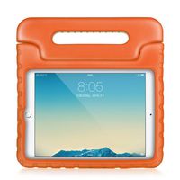 TNP iPad Air 2 Case - Kids Shock Proof Soft Light Weight Childproof Impact Drop Resistant Protective Stand Cover Case with Handle for Apple iPad Air 2 (2nd Generation 2014) (Orange)