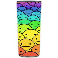 MightySkins Skin Compatible with OtterBox Elevation Tumbler 20 oz - Happy Faces | Protective, Durable, and Unique Vinyl Decal wrap Cover | Easy to Apply, Remove, and Change Styles | Made in The USA