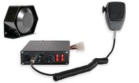 Compact Siren & Slim Speaker PA System Siren Bundle 100w - 6 modes -2 20A Switches