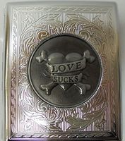 High Shine Polish Cigarette Case. Fits 100s. Holds 20 Cigarettes. 3101DP3-1
