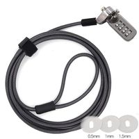 TLBTEK Laptop Locking Cable,4 Number Combination Lock,Computer Portable Security Locks for Most Notebooks,Desktops, Laptops,Computer and Projector