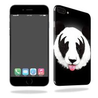 MightySkins Skin Compatible with Apple iPhone 7 Plus - Rock N Roll Panda | Protective, Durable, and Unique Vinyl Decal wrap Cover | Easy to Apply, Remove, and Change Styles | Made in The USA
