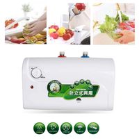 Funwill Electric Hot Water Heater, 1500W 30℃~65℃ Adjustable Temperature 8L Tank Electric Hot Water Heater Household Bathroom Kitchen - Shipping from USA