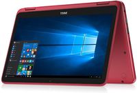 2019 Dell Inspiron 2-in-1 Laptop Computer - AMD A6-9220e up to 2.4GHz Processor - 4GB DDR4 RAM, 64B eMMC - 11.6" Touchscreen, Radeon R4 Graphics - WiFi, Bluetooth, HDMI, USB 3.1, Red, Windows 10 Home
