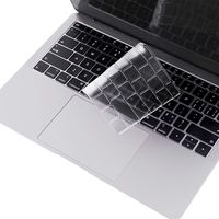 Premium Ultra Thin TPU Keyboard Cover Skin for New MacBook Air 13 with Retina Display 2018 Released(Model Number: A1932) - Covered Fingerprint