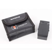 Rantow Mavic Fireproof Explosion-proof Safety Storage Lipo Battery Bag Charge Guard Pouch Protection Sack for DJI Mavic Air Drone, for 1PC/2PCS/3PCS Batteries (Large (for 3pcs battery))